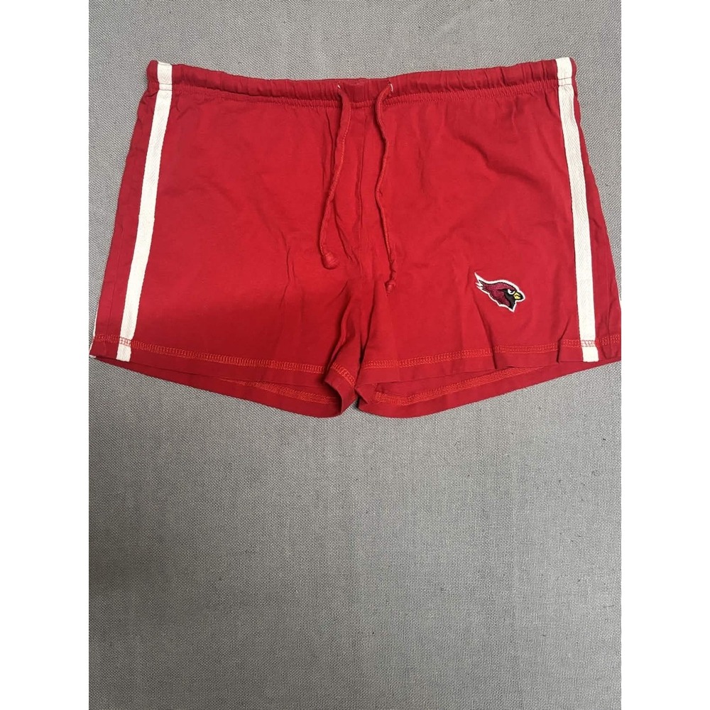 Reebok Womens Arizona Cardinals Shorts Size S Athletic Shorts Red Cotton Solid